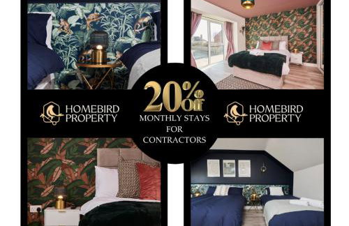 Spacious 4BDR House By Homebird Property Management Short Lets & Serviced Accommodation Leeds With Private Parking & Garden - Foto 1