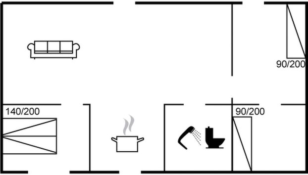"Josefiina" - 450m to the fjord - Foto 2, Floorplan