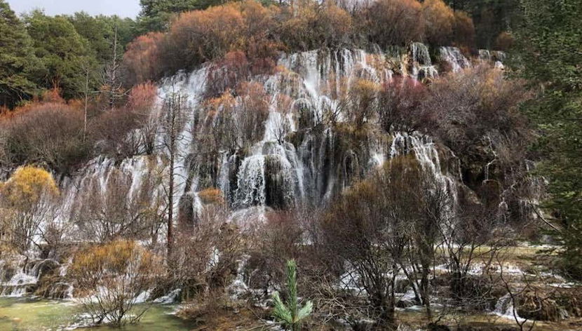 Grande cascata do rio Cuervo