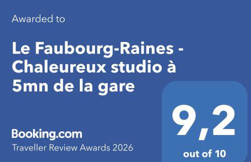 Le Faubourg-Raines - Chaleureux studio à 5mn de la gare - Foto 3