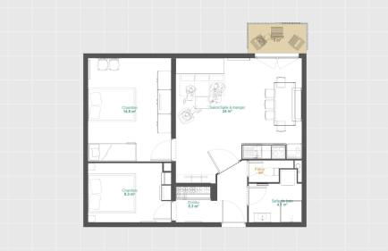 Appartement au pieds des pistes de ski - Foto 13