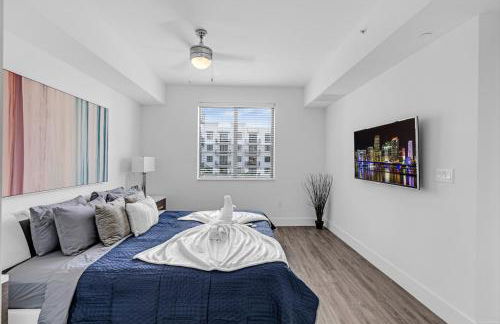 Sleek Doral Retreat 1 Bed Oasis With Free Parking - Foto 16