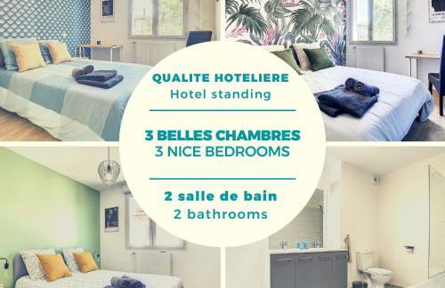 Villa Poète avec jardin 3 Chambres Parking gratuit - Foto 1