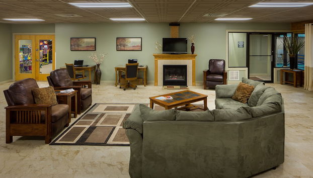 Zona de estar del vestíbulo