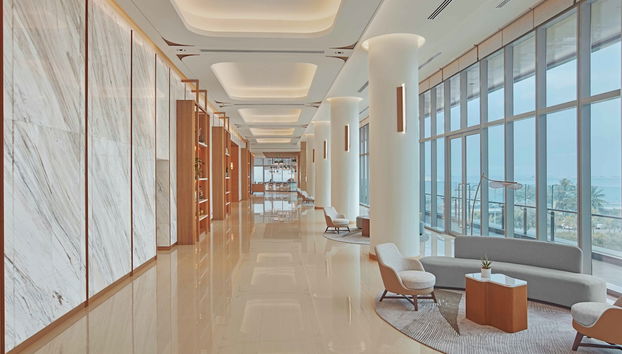 Coin salon dans le hall