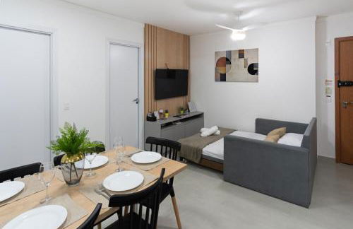 Central novo 2 quartos com Ar- Q e F home office - Foto 31