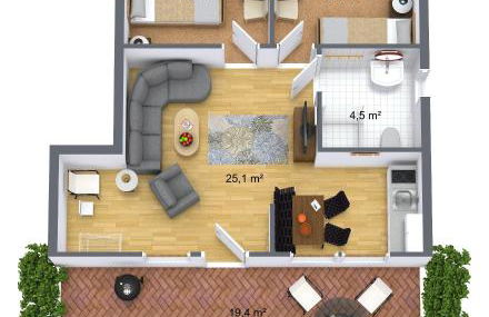 Landhof Kützin Ferienhaus Fink 5 - Foto 8