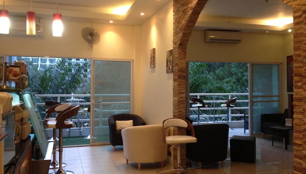 Sala de estar do lobby