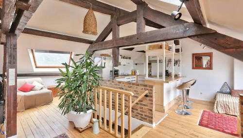 Rustic Bohemian Duplex in Meudon - Foto 3