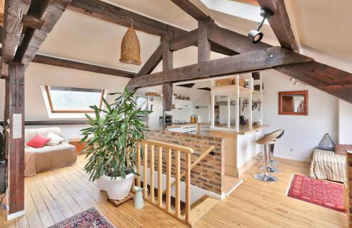Rustic Bohemian Duplex in Meudon - Foto 3