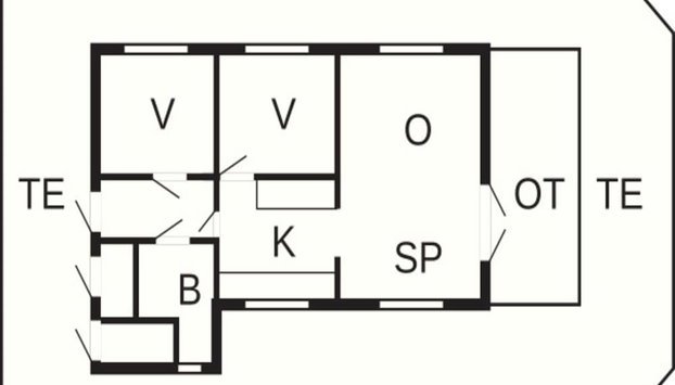 6 Person Holiday Home in Hurup Thy - Foto 2, Plano