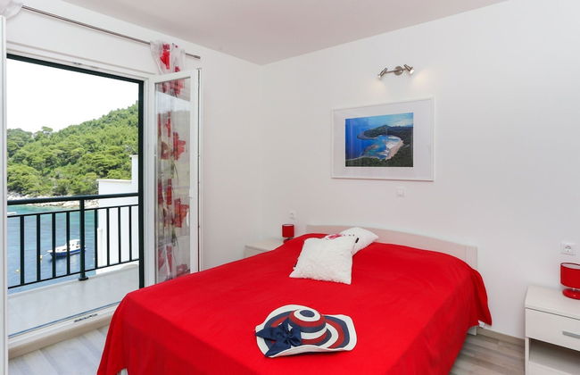 Apartments Posta - Deluxe One-bedroom Apartment With Balcony and Sea View - Apartman 8 - Foto 3