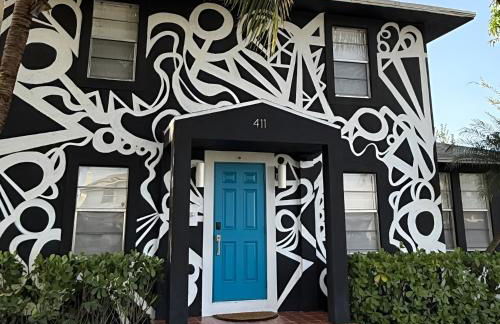 4BD 2BA - Black&White ArtBNB - Antique Row WPB - Foto 1