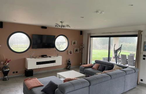 Maison moderne au calme avec billard, jacuzzi, bain à remous, piscine, Babyfoot - Foto 13