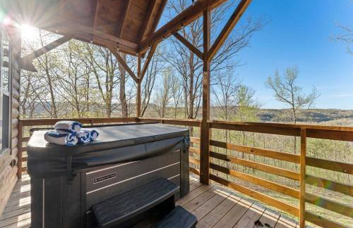 Cabin 5 Mtn View Cabin Near River with Hot Tub and Fire Pit - Foto 24