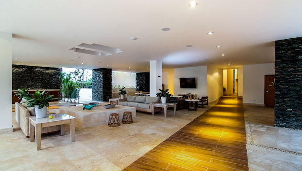 Zona de estar del vestíbulo