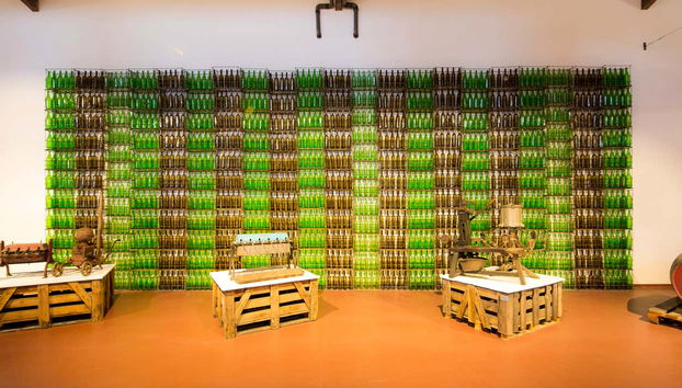 Percorrendo o museu Fariña