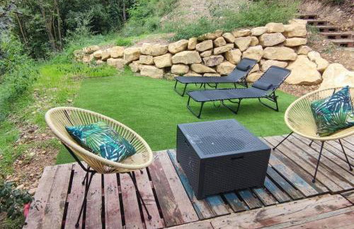 Cottage romantique, son jacuzzi privatif, piscine - Foto 15