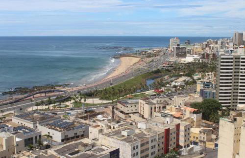Studio Salcity - Piscina no rooftop com vista mar - Foto 9