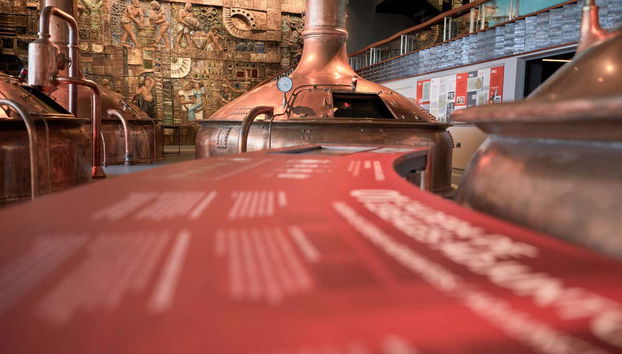 Una delle sale della fabbrica