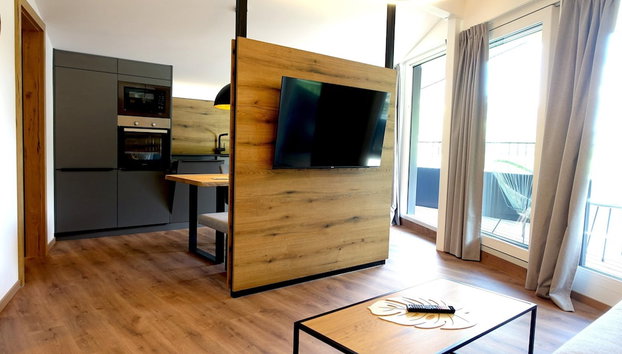 Bergzeit Flat Saalbach Directly on the ski Piste - Photo 4, Private kitchen