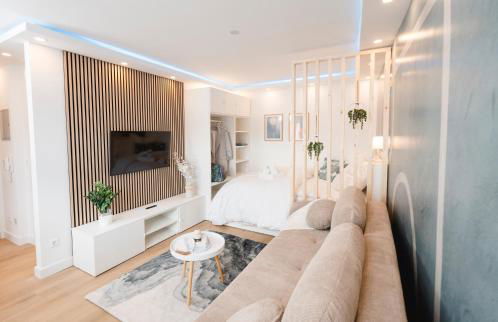 BellaBene modernes Studioapartment in zentraler Lage mit Balkon, Arbeitsplatz, Parkplatz - Foto 24