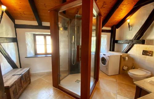 Ausgefallenes Ferienhaus WAFFENKAMMER im Rittergut Leppersdorf für 7 Personen - Foto 15