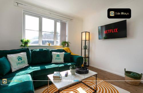 Quick Deals l 5 Bedroom l Sleeps 10 l Parking l Ideal for Groups l Oak Stays Short Lets & Serviced Accommodations - Foto 56