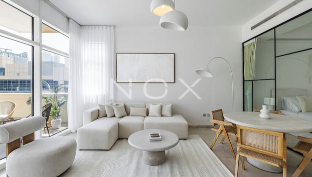 1BR STUDY 706 BAY SQUARE B7 - Foto 4, Zona de estar