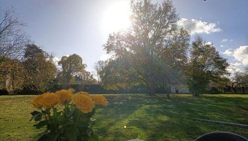 Gîte climatisé VILLA ESPERANZA à Valençay 2 à 5 p proche zoo de Beauval et châteaux Pour touristes et travailleurs - Foto 5, Garden view