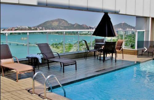 Flat charmoso na ilha de Vitória Praia do Canto - Foto 47