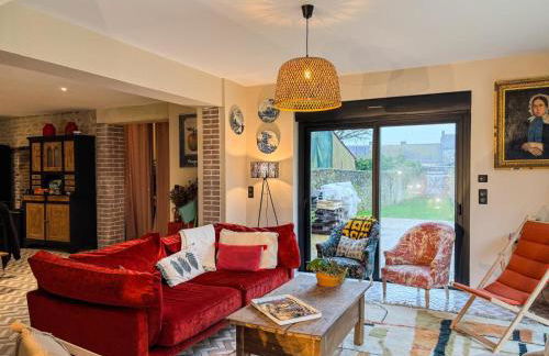 Charmante maison de ville avec vue sur le donjon avec wifi et jardin - Foto 9