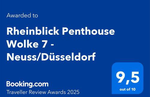 Rheinblick7 Neuss - Spektakulärer Blick auf die Düsseldorfer Skyline - Ruhig Modern Privatparkplatz Aufzug - Top Anbindung an Messe Flughafen Hauptbahnhof - Foto 39