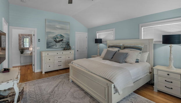 Classic Beach Home With Heated Private Pool - Sleeps 9 - Foto 4, Habitación