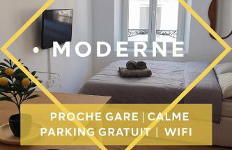 Studio Neuf et Moderne St-Dié - Calme - Wifi - 2 min Gare - Parking Gratuit Proche - Foto 1