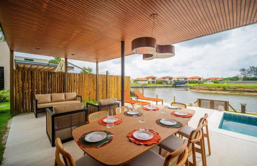 Bz53 Casa con piscina frente al Canal - Arete - Foto 1