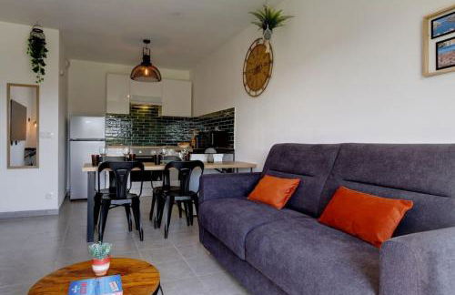 Le T2 Green, 4 pers, clim, piscine, parking - Foto 8