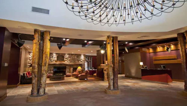 Mostrador de check-in y check-out