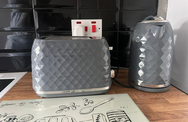 1bed Home Sleeps 5 Free Parking, Central, Wifi - Foto 7