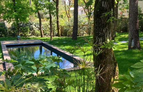 Ecolodge 'Calme et Nature' avec Piscine au Golf-Lac-Plages Océanes - Couchage 2 personnes - Foto 12