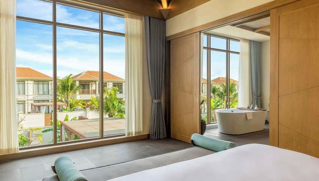 Luxe 3BR Villa: Private Pool & Resort Perks! - Foto 5, Habitación