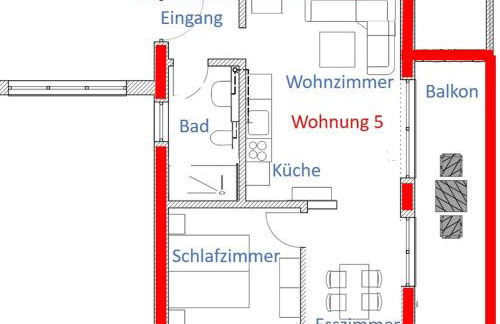 Ferienwohnungen "Godewind", Appartements mit Balkon oder Terrasse - Foto 25