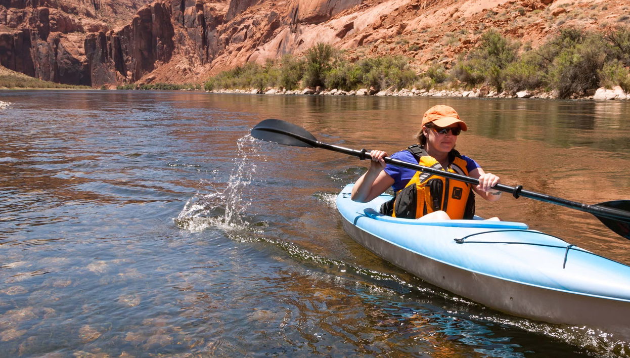 Tour del bacino di Potrerillos in kayak