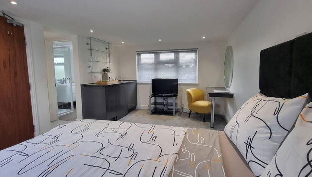 St Albans Stylish Suite With Kitchenette - Foto 5, Habitación