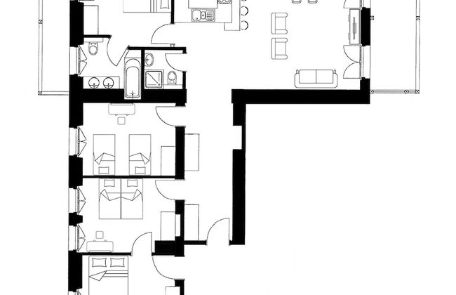 Luxury Apartment, Panoramic Mountain Views, 5 Star Spa Facilities - 4 Bedroom - Foto 10