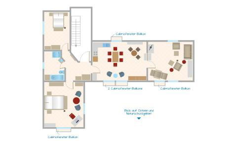 Traumblick und Komfort - lichtdurchflutete 85 qm Wohnung nahe Südstrand Göhren inklusive Schwimmbad und Sauna im AHOI Sellin - Foto 2