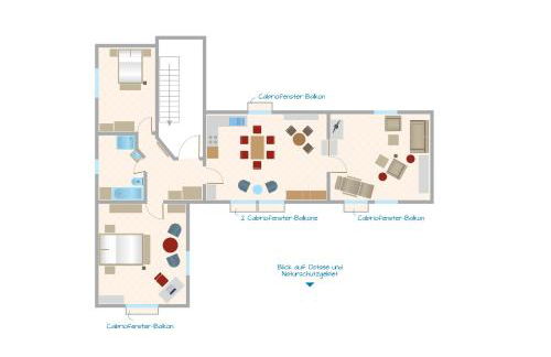 Traumblick und Komfort - lichtdurchflutete 85 qm Wohnung nahe Südstrand Göhren inklusive Schwimmbad und Sauna im AHOI Sellin - Foto 2