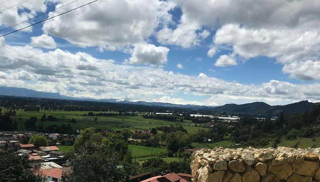 Senderismo por las cuevas de Tenjo - Foto 3, Admirando la sabana de Bogotá