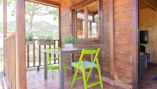 Aldea Los Odres - Cabañas de Madera de 1ª con Piscina Privada y BBQ en la puerta - Foto 2, Garden view