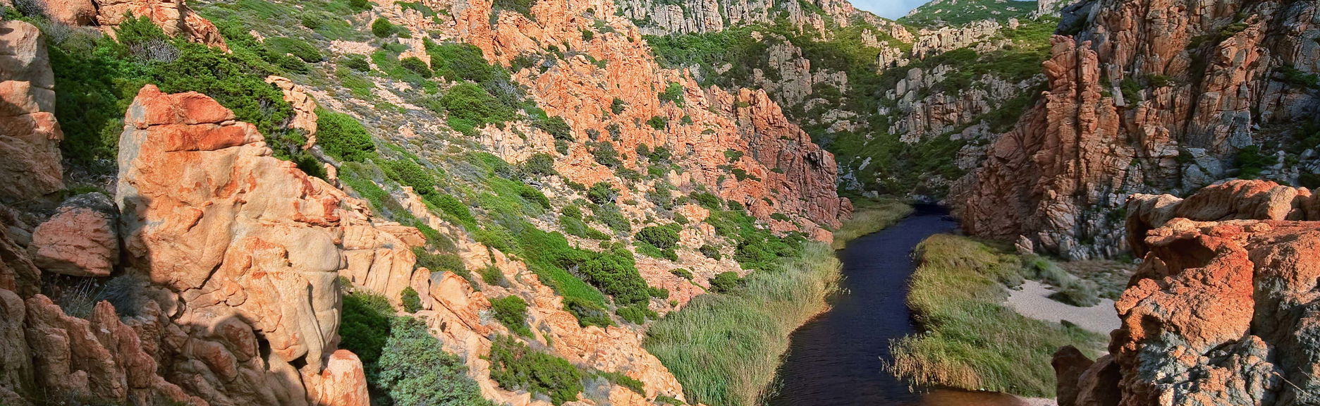 Discesa in corda nel canyon di Codula Fuili